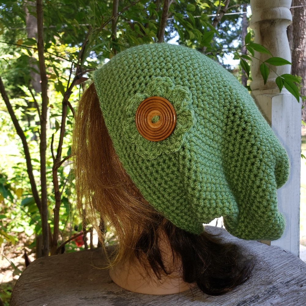 Handmade slouchy beanie